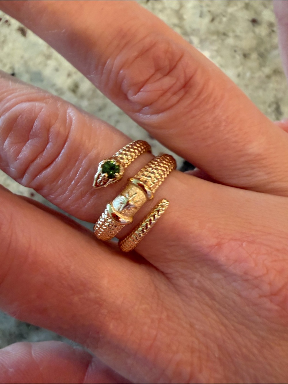 JANE WIN - PROTECT Snake Coil Ring